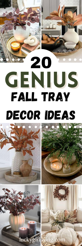 20 genius Fall Tray Decor ideas