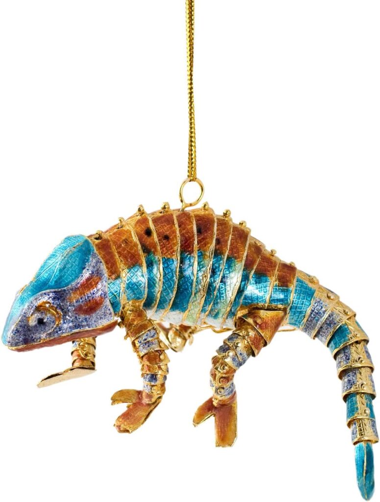 unique Christmas ornaments chameleon