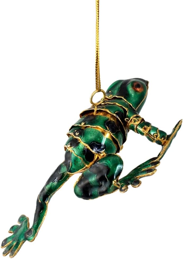 unique Christmas ornaments frog