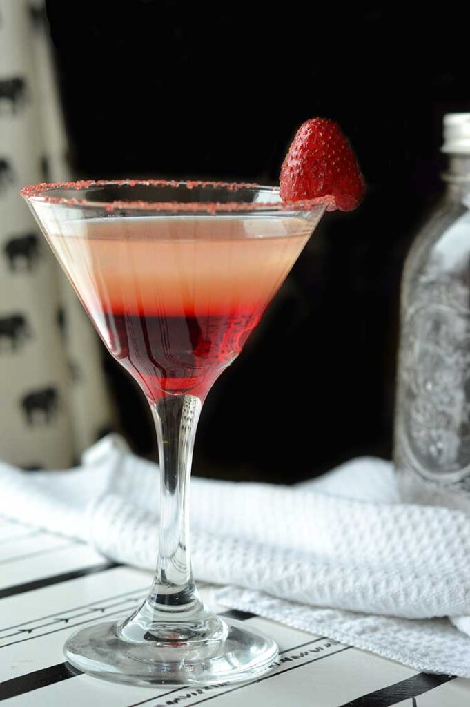Valentine's Day cocktails grapefruit martini