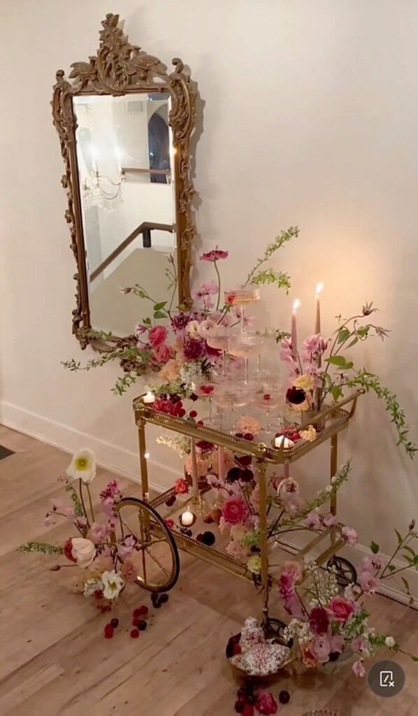 valentine's day decorations flower display
