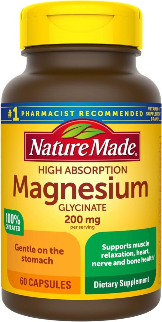 best supplements for women magnesium glycinate