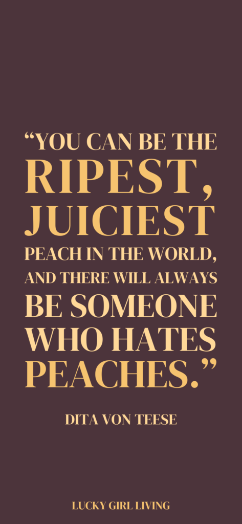 inspirational quotes for women peaches