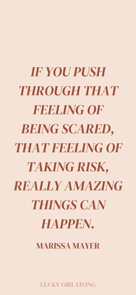 inspirational quotes for women scared