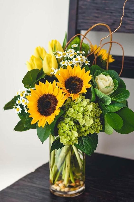 sunflower arrangements